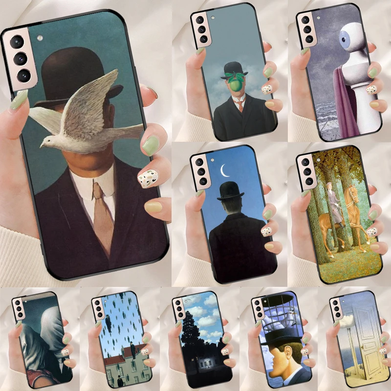 Чехол Rene Magritte Funda для Samsung Galaxy S25 Ultra S9 S10 S20 FE S21 S22 S23 Plus S24 Ultra Phone Cover