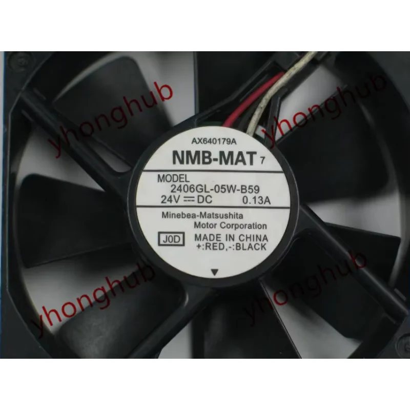 Фото NMB-MAT 2406GL-05W-B59 J0D DC 24 В 0,13 А 3-проводной 60x60x15 мм Вентилятор охлаждения сервера №3