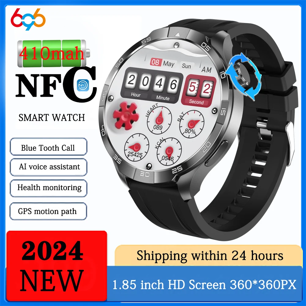 NFC Blue Tooth Call Спортивные умные часы GPS Motion Path Музыкальные умные часы Мониторинг здоровья Водонепроницаемые погоды Беспроводная зарядка
