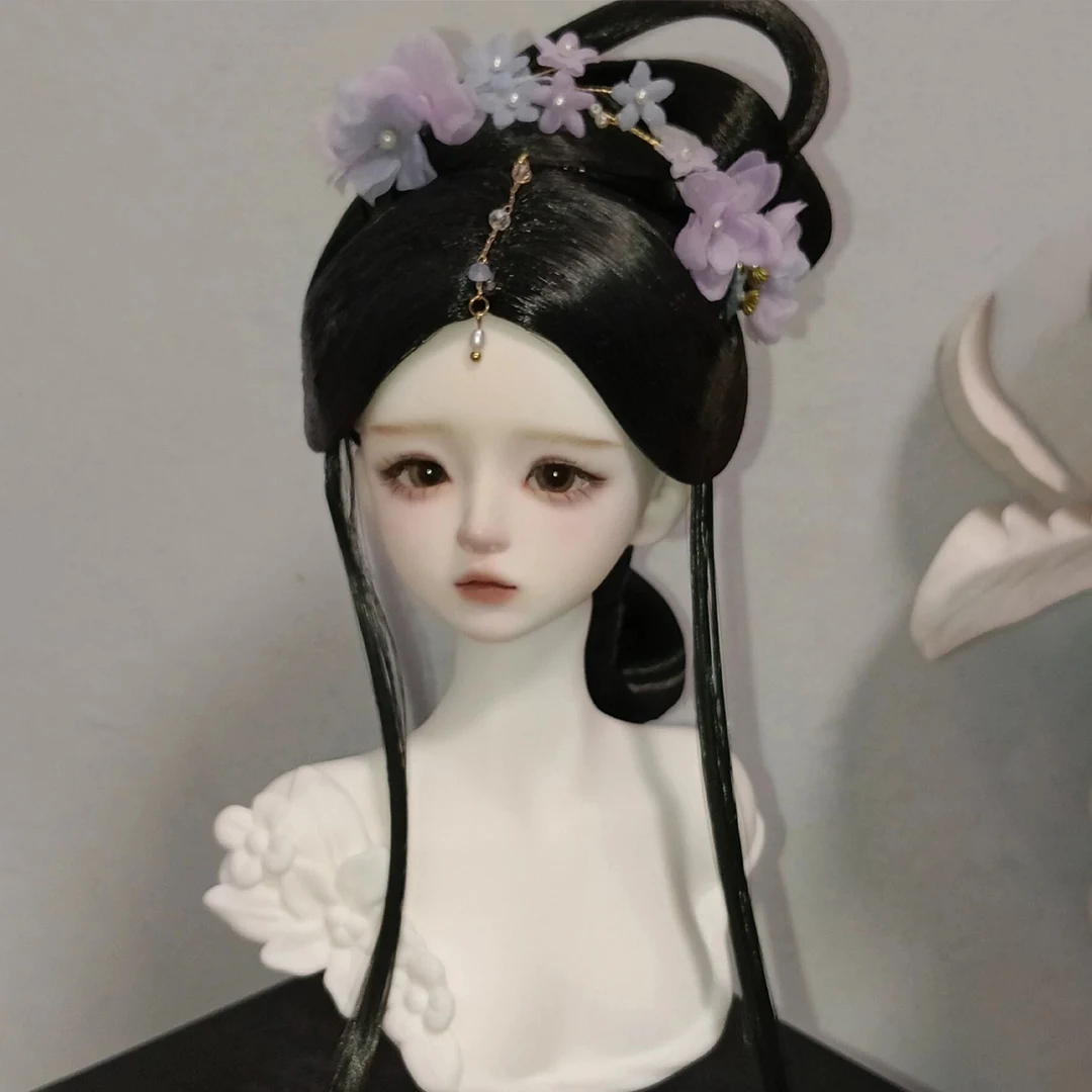 1/4 1/3 парики куклы BJD, древний костюм ханьфу, винтажный стиль, длинные волосы, волшебный парик для MSD SD13, аксессуары для девочек SSDF Uncle A1717