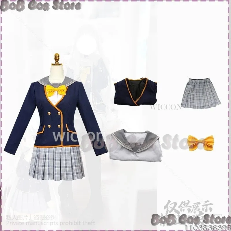 A888Galgame SABBAT OF THE WITCH Косплей Ayachi Nene Костюм Kawaii Японская школьная форма Платье Jirai Kei Парик Карнавал CuB666@!