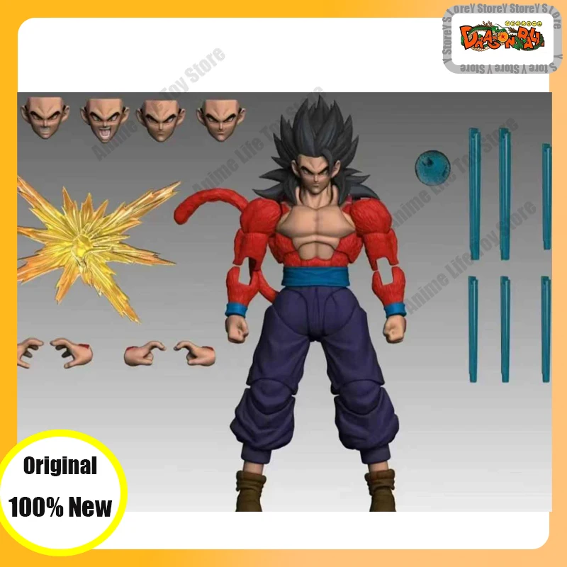 Фото Игрушка Black Hole Dragon Ball Shf Ssj5 Son Goku Фигурки Ssj4 Super Saiyan Son Goku Gohan Zaiko Аниме Фигурки Модель Подарочная Игрушка №2