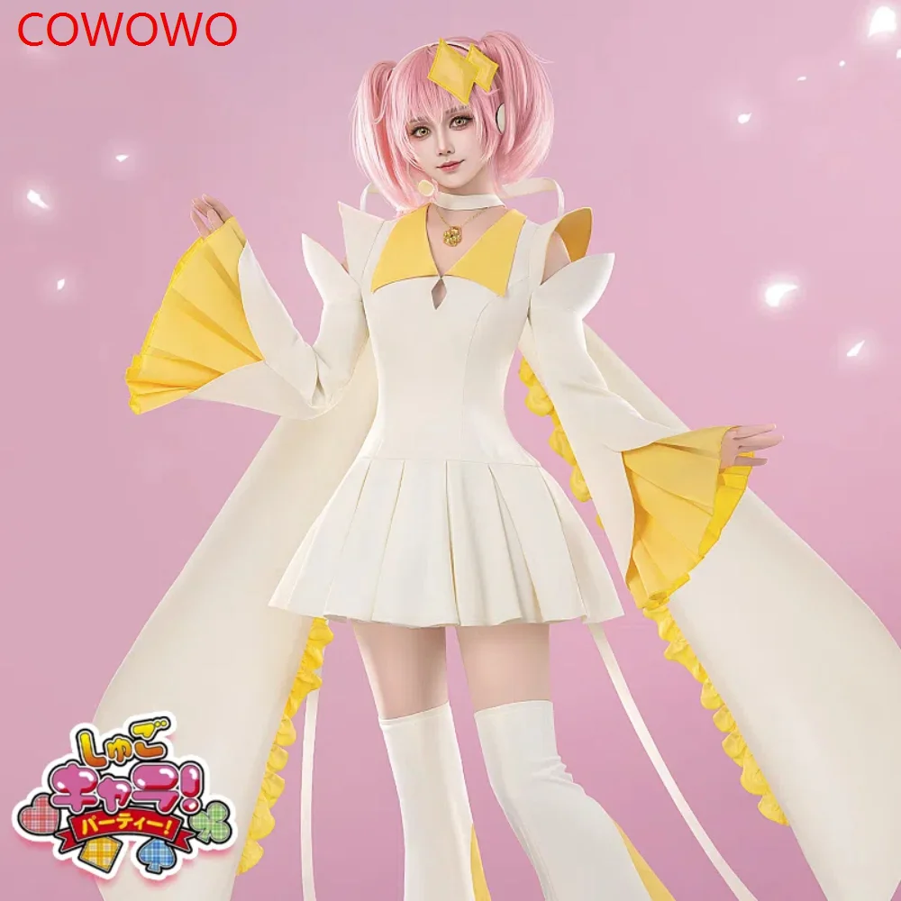 COWOWO Shugo Chara Hinamori Amu женское платье косплей костюм Cos игры аниме вечерние униформа Хэллоуин играть ролевая одежда одежда