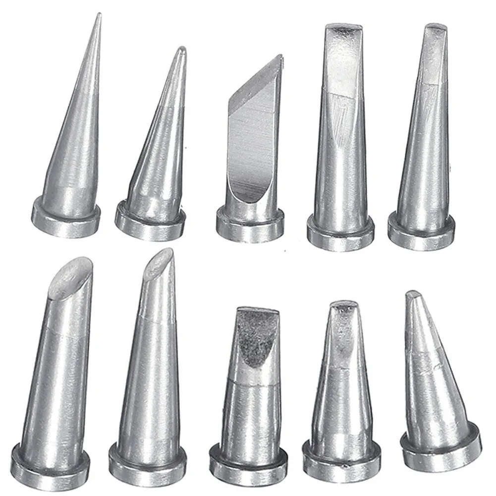 Набор наконечников для паяльника Weller WSD81 WD1000 WSP80 WP80 WSF 81D5 LT, наконечники медного электрического паяльника, 10 шт.