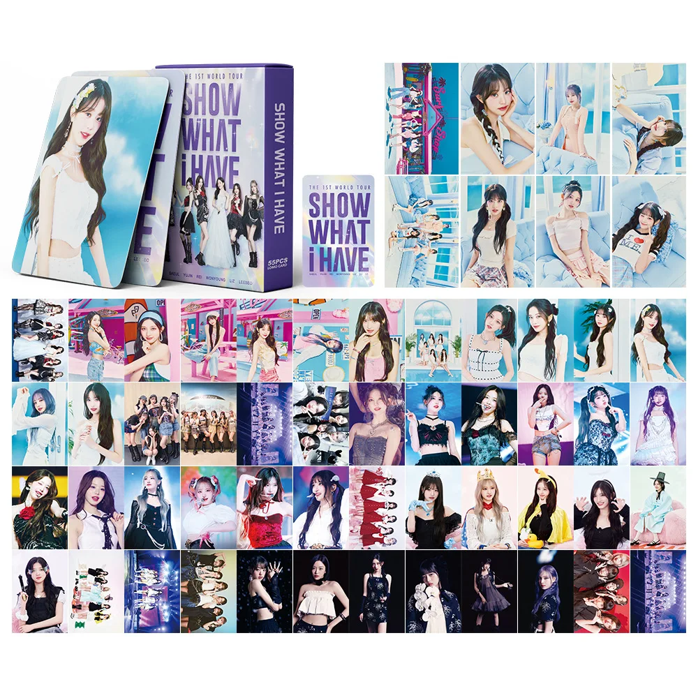 Фото 54 шт./набор Kpop IVE POP UP Lomo Photocard Ablum 2024 открыток, фотооткрытки, Милый Постер, печать, поклонники, подарки, поклонники, подарок №2