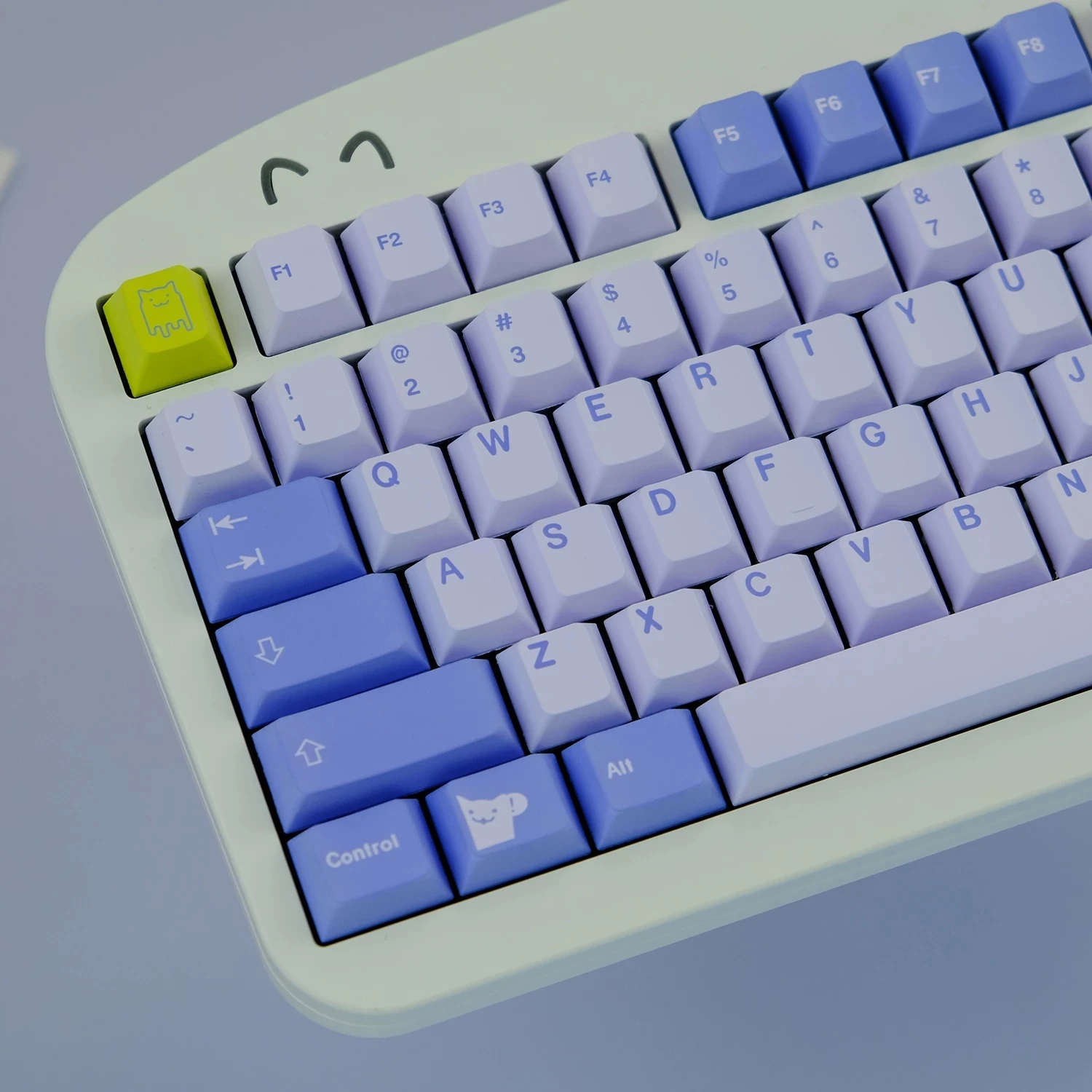 141-клавиш GMK Purple-ish колпачки для клавиш фиолетовый вишневый профиль PBT Dye Subbed Механическая клавиатура для переключателя MX со сдвигом 1,75U (art.: 3920cebac8a70) - 3920cebac8a70