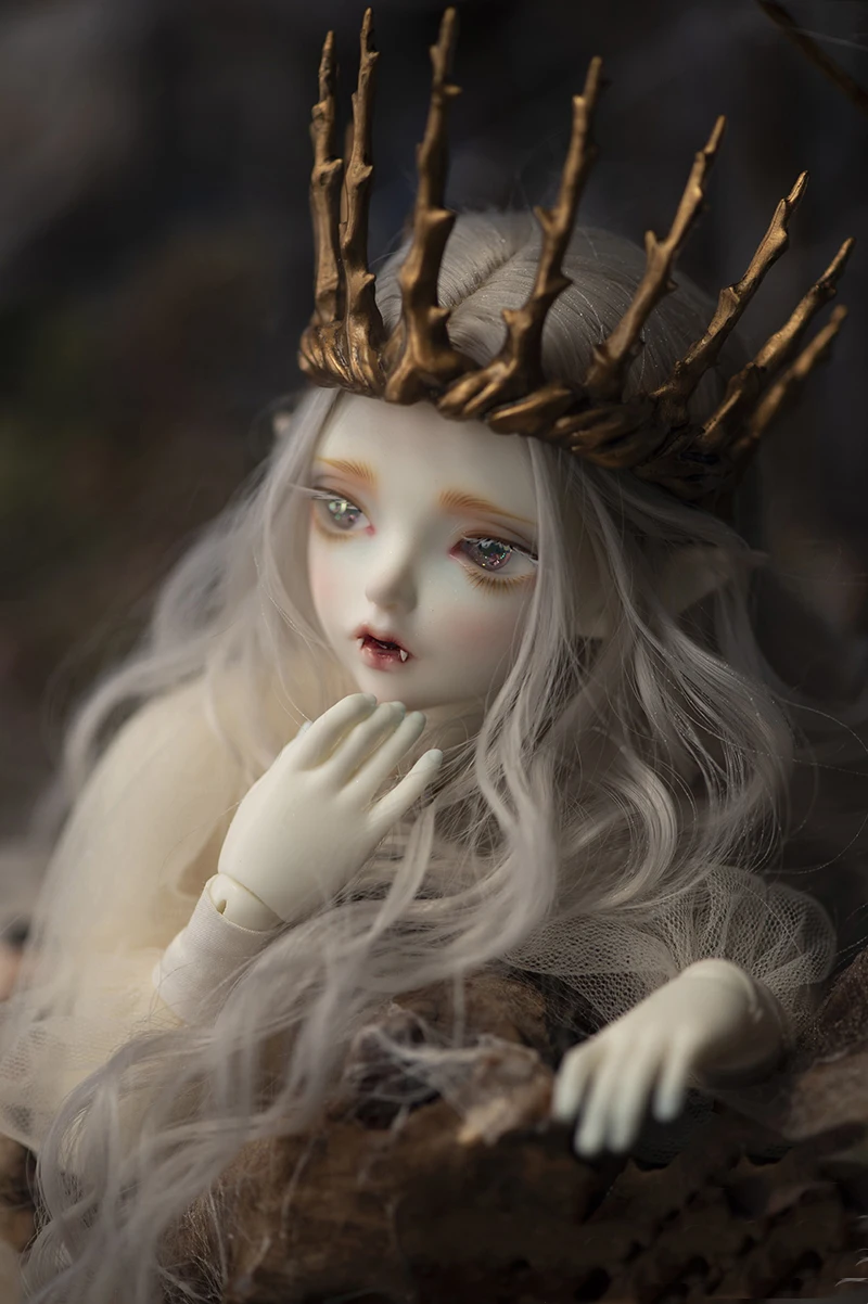 Кукла Happy Amethyst SD BJD 1/4-Hwayu Vampire Elf, кукла со свободными глазами, набор усовершенствованных смолы, Рождественский подарок для девочки