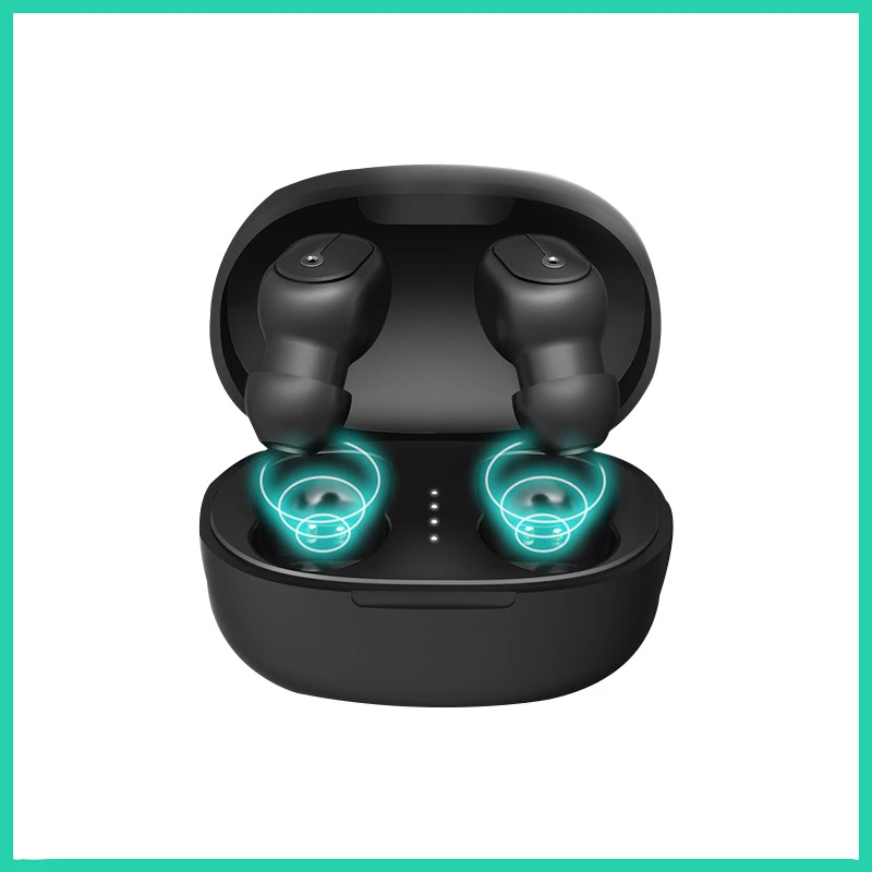 Фото TWS Bluetooth наушники 5,0 Mini In Ear Stereo Power Display Sports умные наушники №5