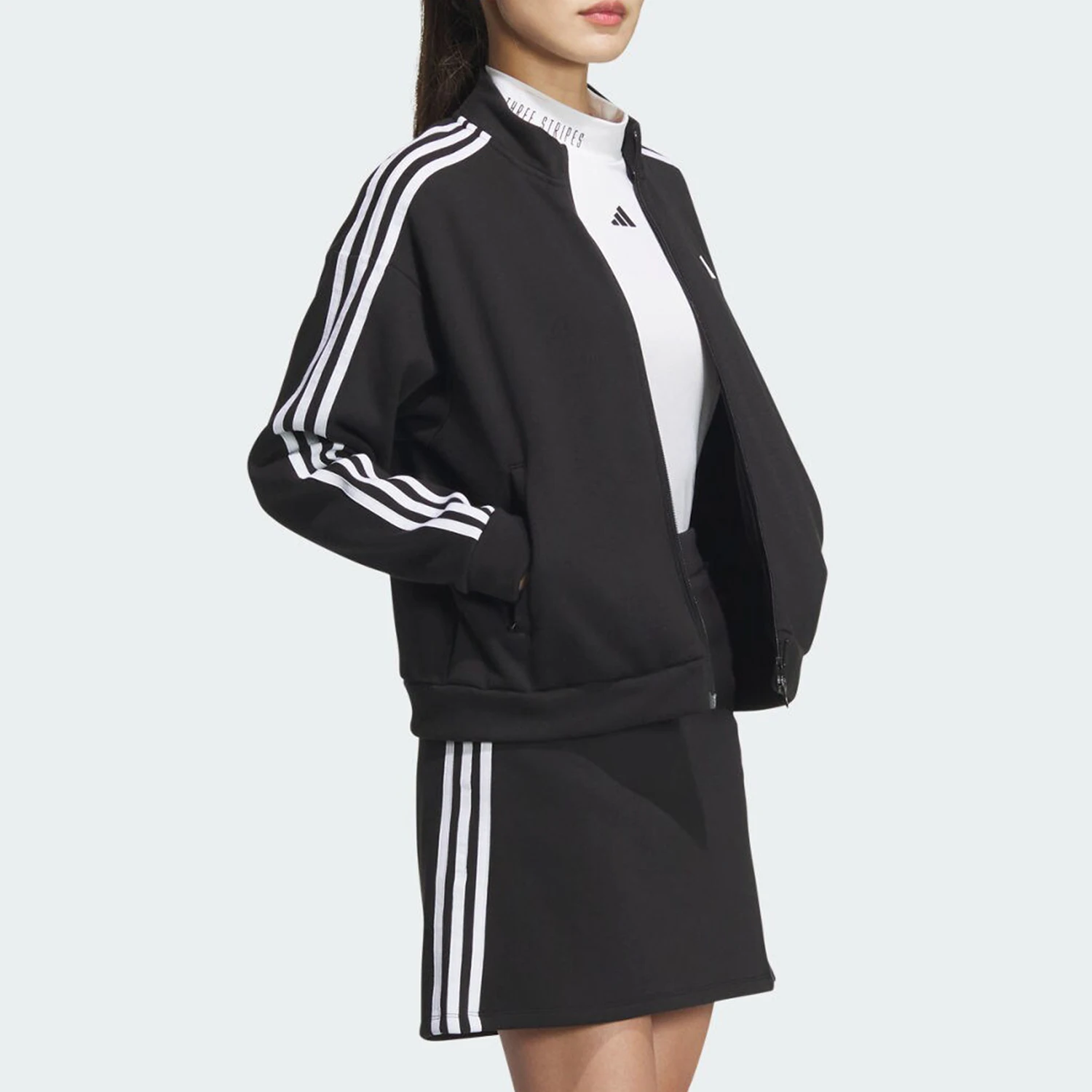 Фото Adidas оригинальный 2024, новый женский уличный классический комплект для отдыха IY3742 №2