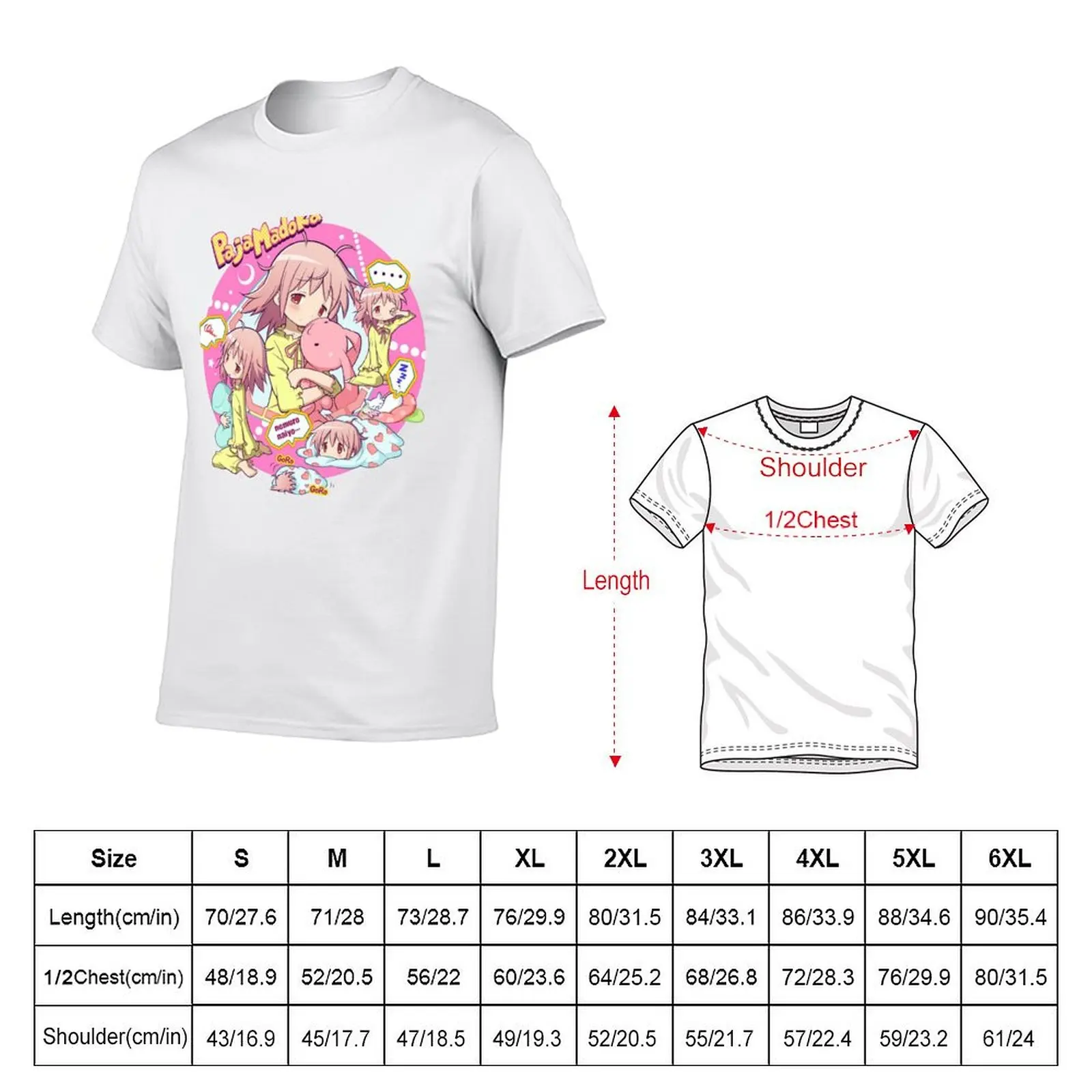Футболка Paja Madoka-Madoka Magika с принтом животных для мальчиков, футболка на заказ, мужская футболка (art.: 3920ccd132b76) - 3920ccd132b76