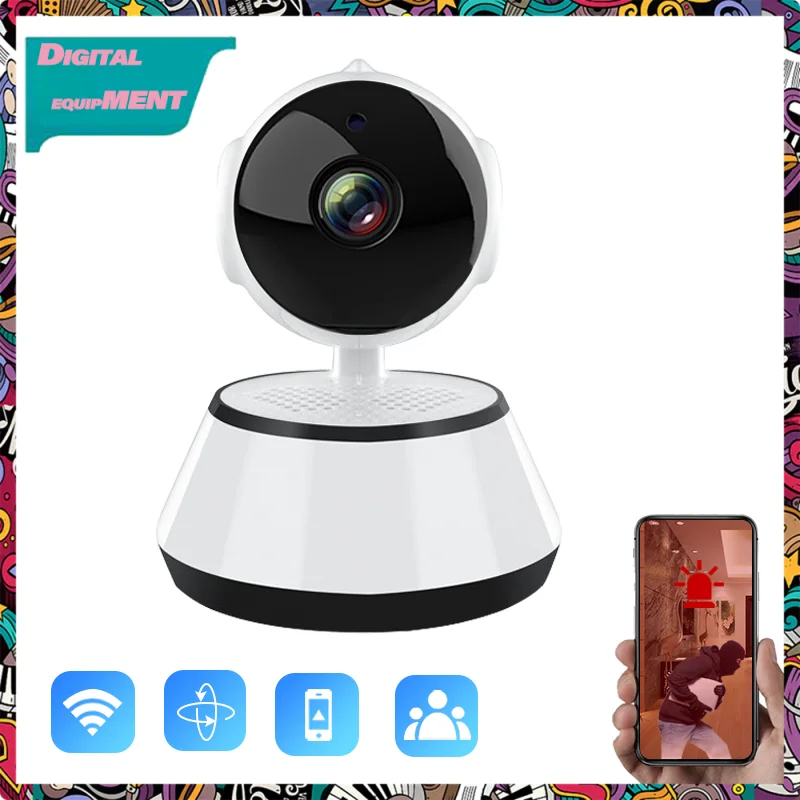 Беспроводная Ip-камера видеонаблюдения с поддержкой Wi-Fi