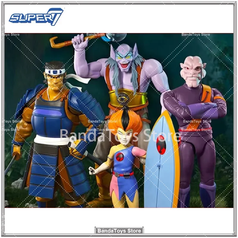 В наличии оригинальные Super7 Thundercats 8 Alluro Captain Shiner Hachiman Wilykit аниме фигурки героев модель игрушки