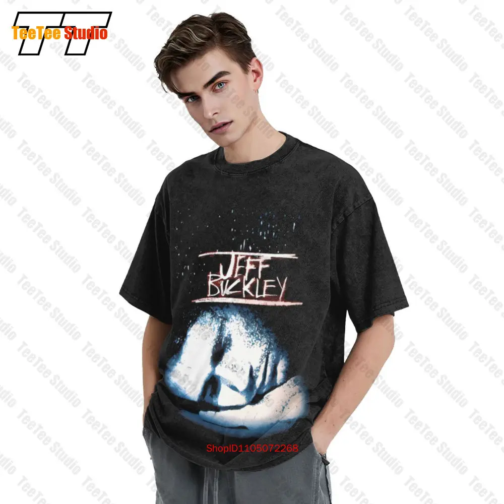 Фото Винтажная футболка большого размера Jeff Buckley Hard Luck Tour 1996 года, концерт 90-х годов Y1HE №3
