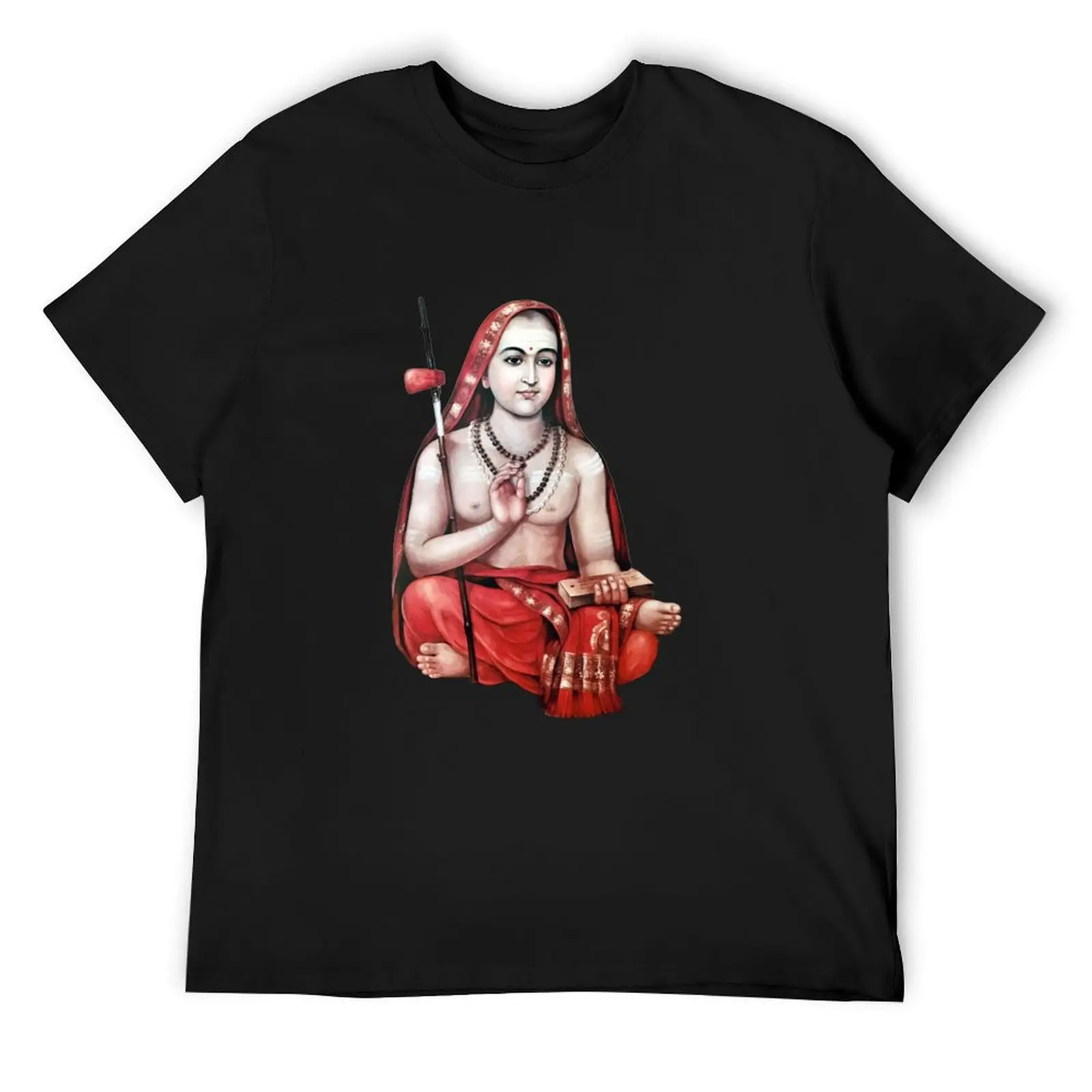 Футболка Adi Shankara, футболка на заказ, футболка с рисунком, синие арховые рубашки с графикой, мужская футболка с рисунком