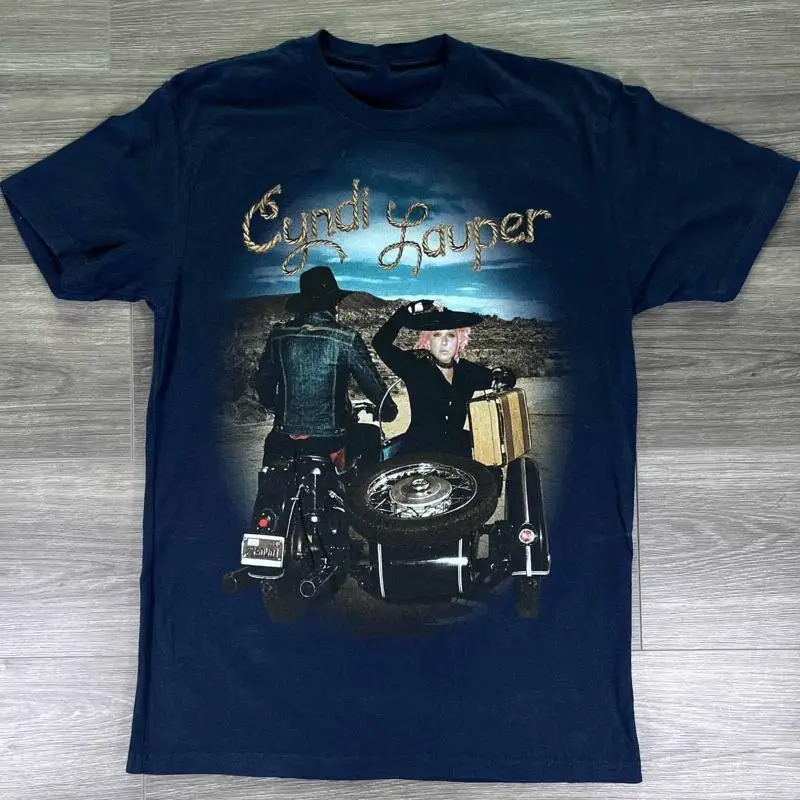 Футболка Cyndi Lauper 2016 Detour, черная, S 5XL, 1P0056 Мужская одежда