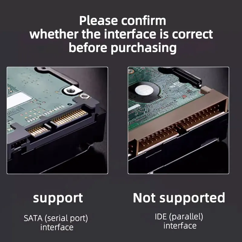 Фото TEUCER Кабель SATA-USB 3.0 Адаптер жесткого диска USB-SATA для жесткого диска SSD 2,5 дюйма 3,5 дюйма с адаптером питания №4