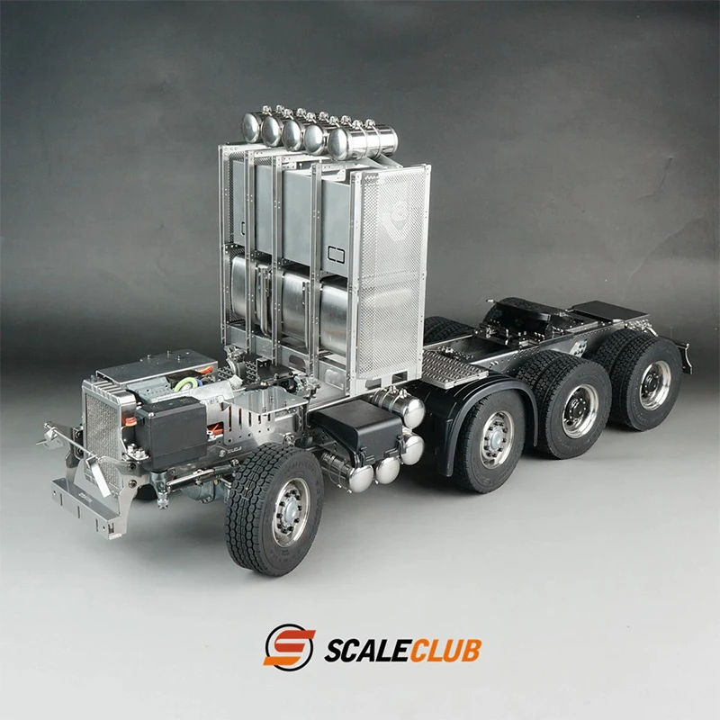 Scaleclub 1/14 tamiya 8x8 тяжелое шасси настоящий луч для изменения процесса автомобиля