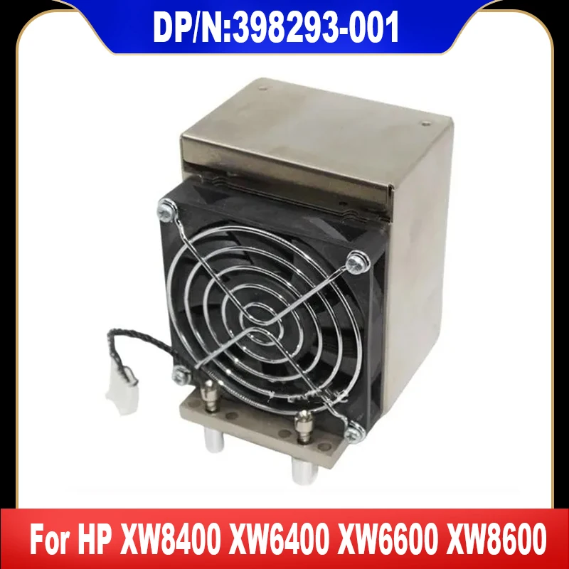 398293-001 398293-002 398293-003 Для HP XW8400 XW6400 XW6600 XW8600 Радиатор рабочей станции Вентилятор Процессор Кулер Радиатор