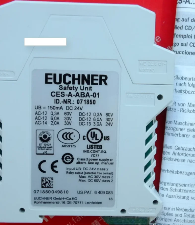 EUCHNER Новый оригинальный модуль безопасности CES-A-ABA-01 071850