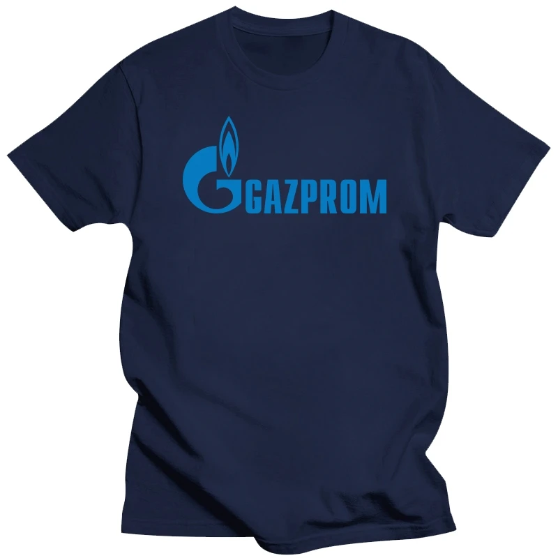 Новая футболка Gazprom Minyak Rusia Logo було Pria S Pováдная футболка Ukuran S untuk 3XL
