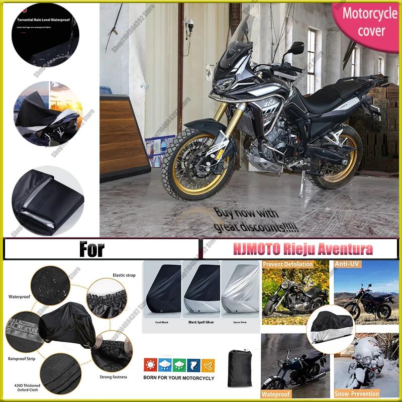Чехлы для мотоциклов HJMOTO Rieju Aventura, дизайнерские водонепроницаемые чехлы для двигателей, пыли, дождя, снега, УФ-защита для дома и улицы