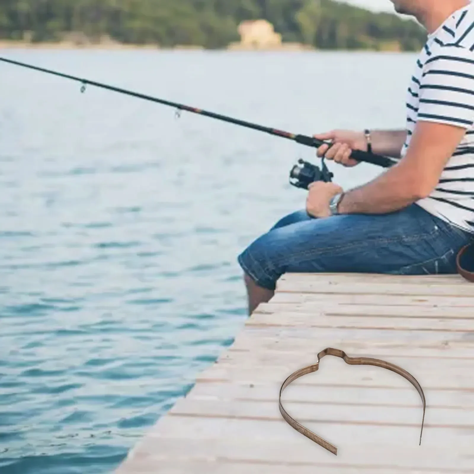 1 шт., спиннер, проволочная чашка, звуковой сигнал для DAIWA, паук, огонь, ящерица, для спиннера LUVIAS 22,8*21,1*1,5 мм, детали рыболовной катушки