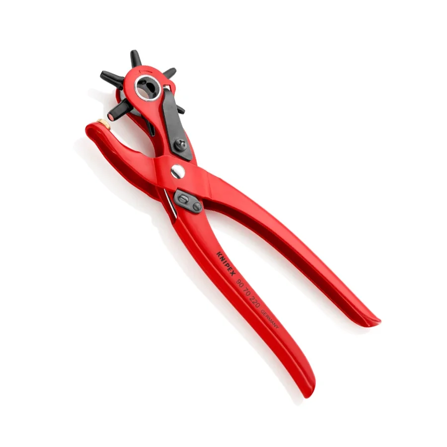 Фото KNIPEX 90 70 220 8,6-дюймовые поворотные плоскогубцы для дырокола, многофункциональный открыватель для отверстий №4