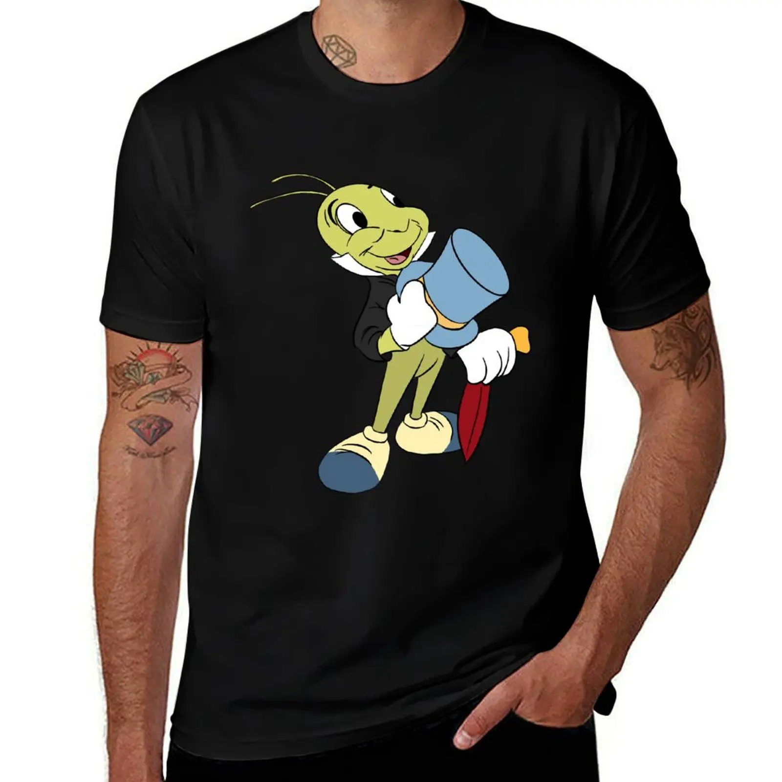 Футболка Jiminy Cricket для мальчика, рубашки с рисунком, набор мужских футболок с рисунком Louboutins