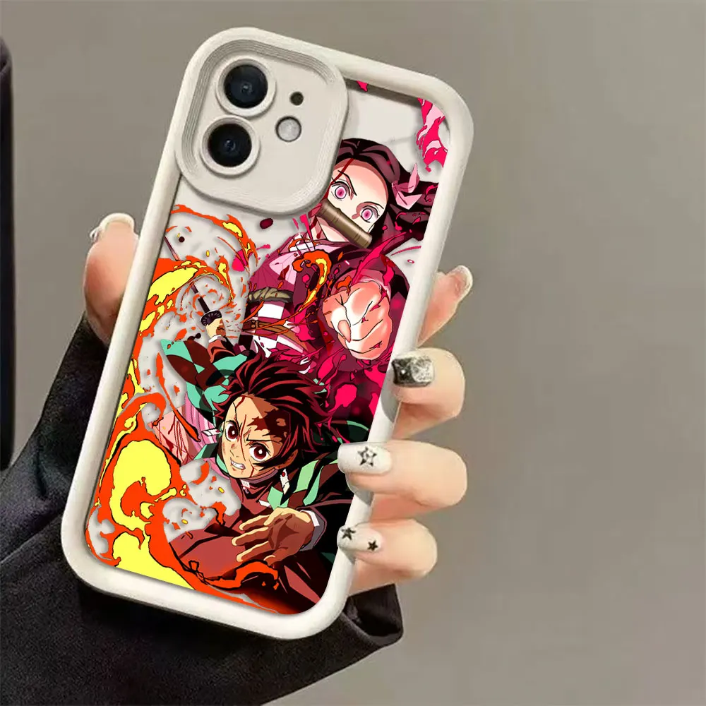 Чехол для телефона D-Demon S-Slayer Tanjiro Nezuko для Realme 7 8 8I 9 11 12 13 14 15 C35 C53 C55 C63 C65 C71 C67 C75 GT 3 6 NEO 5