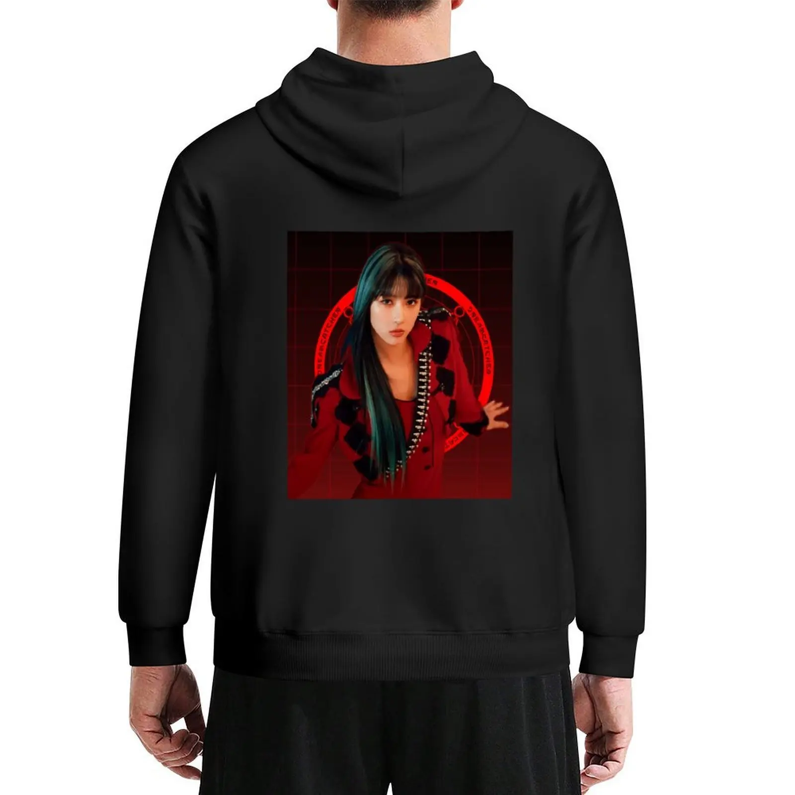 DREAMCATCHER YOOHYEON KPOP Толстовка мужская одежда футболки с рисунком мужская осенняя одежда мужская новая футболка с капюшоном Толстовки и свитшоты