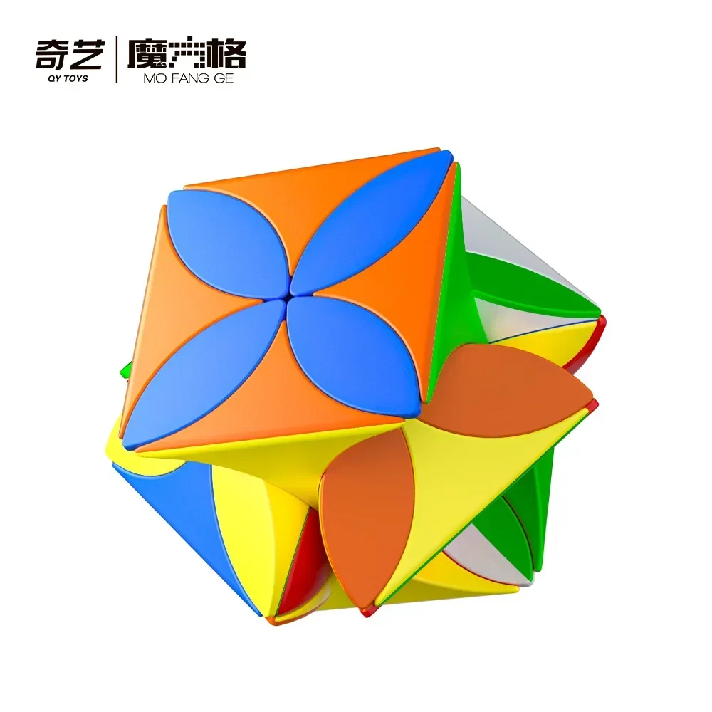 Фото [Picube] QiYi Clover Four Leaf Speed Professional Classroom Magic Cube Puzzle Развивающие игрушки для детей Непоседа Игрушечные головоломки №4