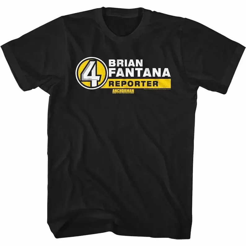 Anchorman B. Fantana наименование, ярлык, черный цвет