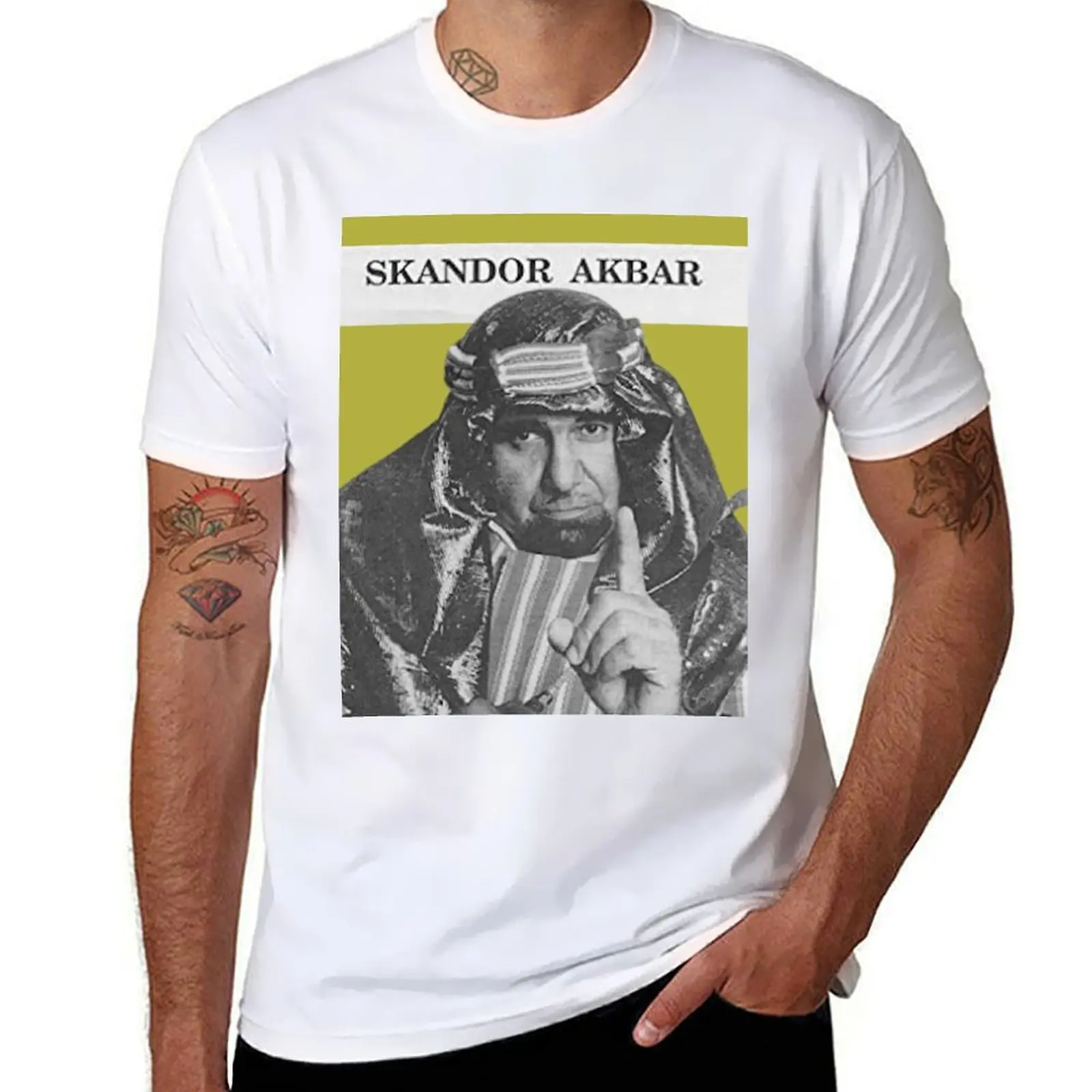 Футболка Skandor Akbar, мужская футболка, мужская футболка из плотного хлопка, хлопковая футболка