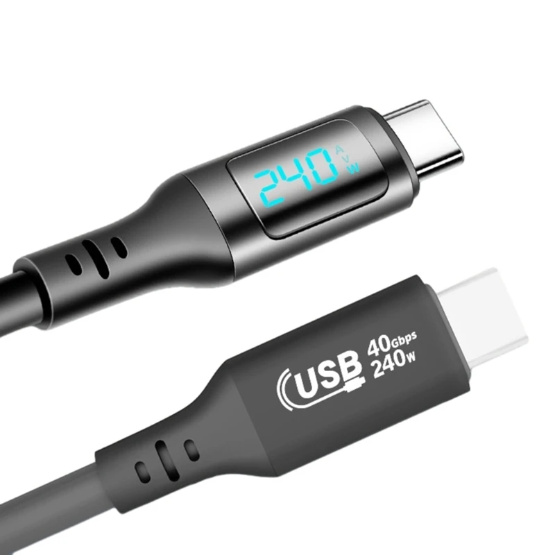 Фото Кабель USB к USB тип быстрая зарядка PD240W, тип быстрая зарядка, быстрая зарядка, кабель для передачи данных, 40 №5
