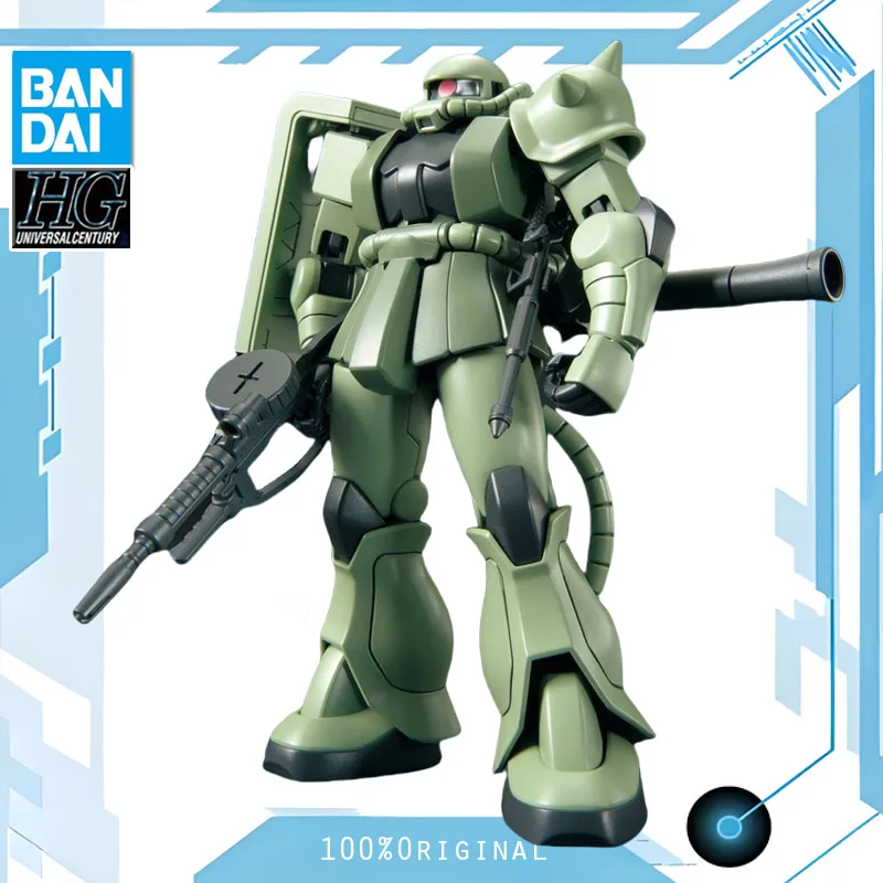 BANDAI Аниме HG 1/144 MS-06 ZAKU II Новый мобильный отчет Gundam модель комплект роботов качественная сборка пластиковые экшн-игрушки Фигурки подарок