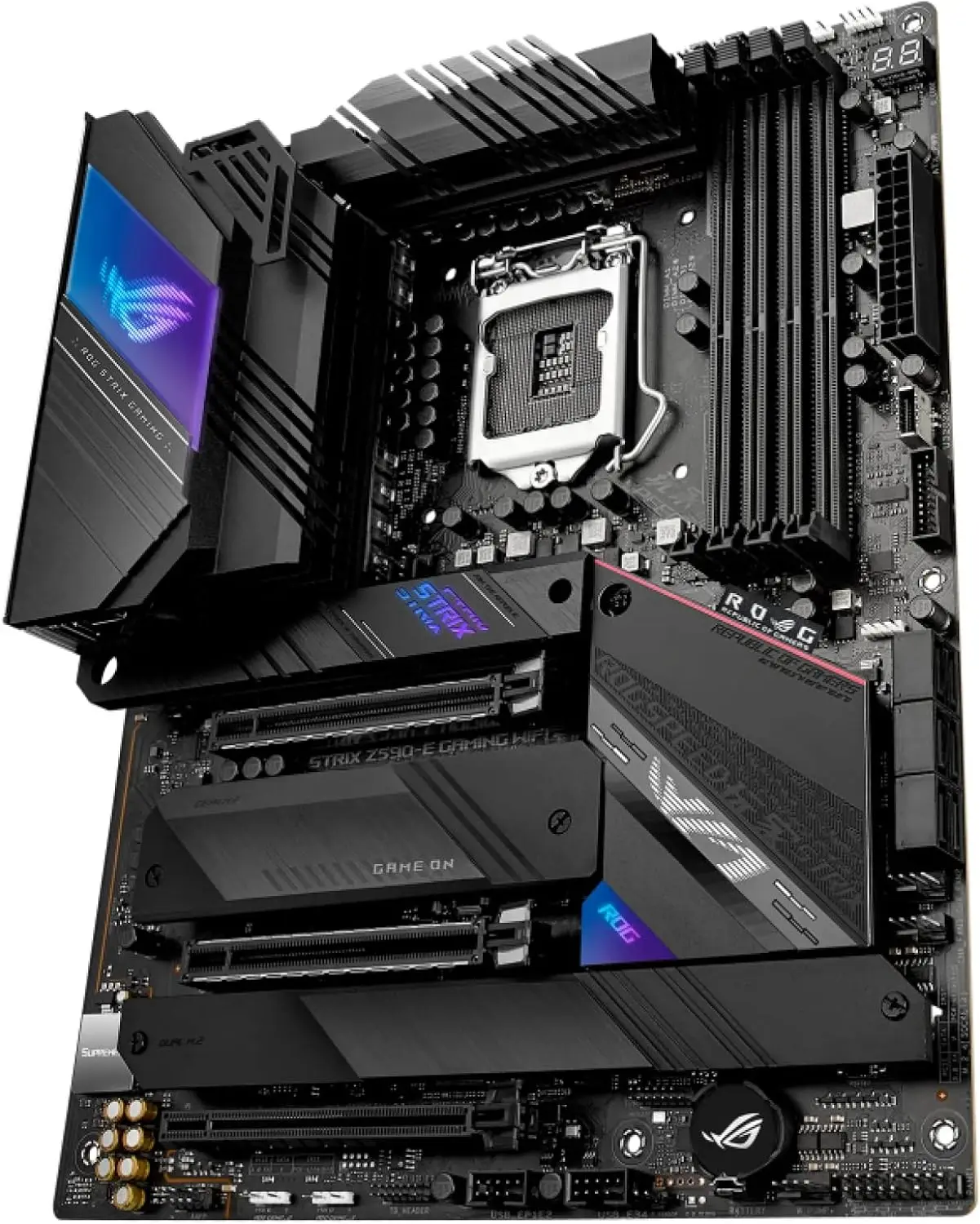 ROG Strix Z590-E Игровой Wi-Fi 6E LGA 1200 Материнская плата ATX 11-го/10-го поколения PCIe 4,0 14 + 2 этапа питания DDR4 Управление промышленной автоматизацией и аксессуары