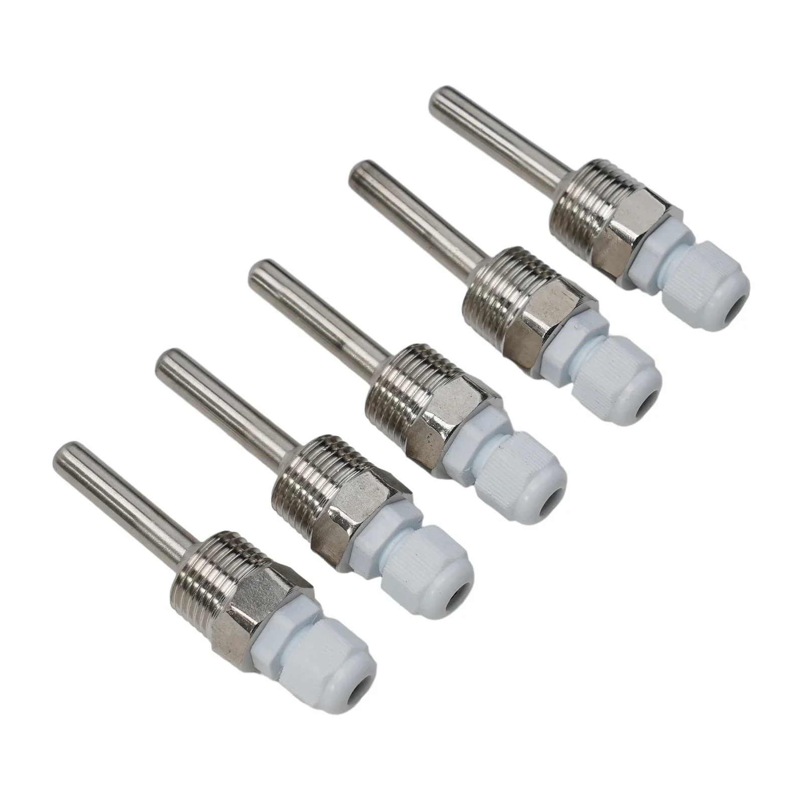 Фото 4 шт. PN40 Thermowell G1/2 резьба для датчика температуры погружная втулка карманная нержавеющая сталь 4 шт. PN40 Thermowell G1/2 резьба №2