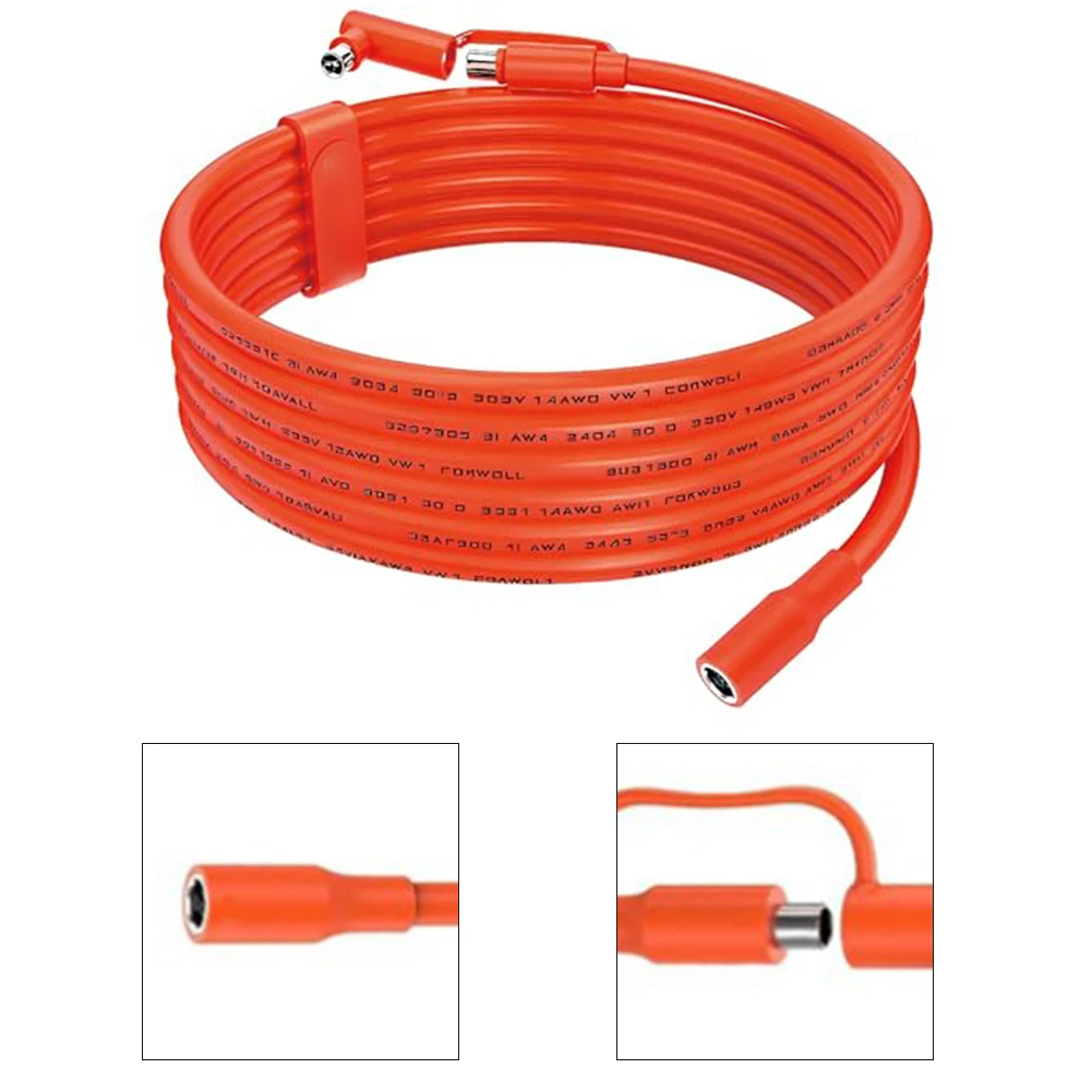 AB25-12AWG Удлинительный кабель для солнечных генераторов 8 мм «мама-папа» DC7909 Кабель солнечной панели с DC8020 для Jackery/GZ/Yet 5M