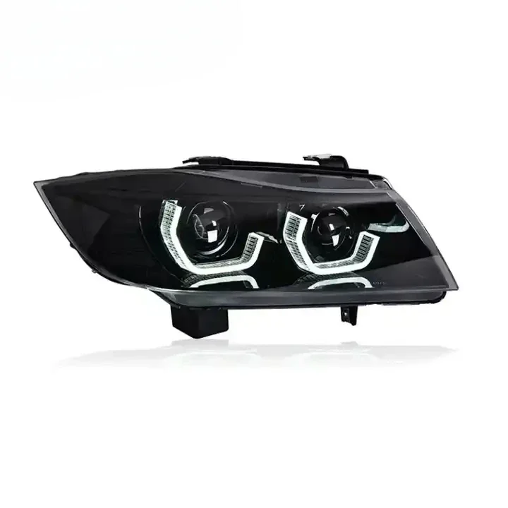 Высокое качество, обновление новой фары в стиле ложки для BMW 3 серии E90 E91, лампа 05-12