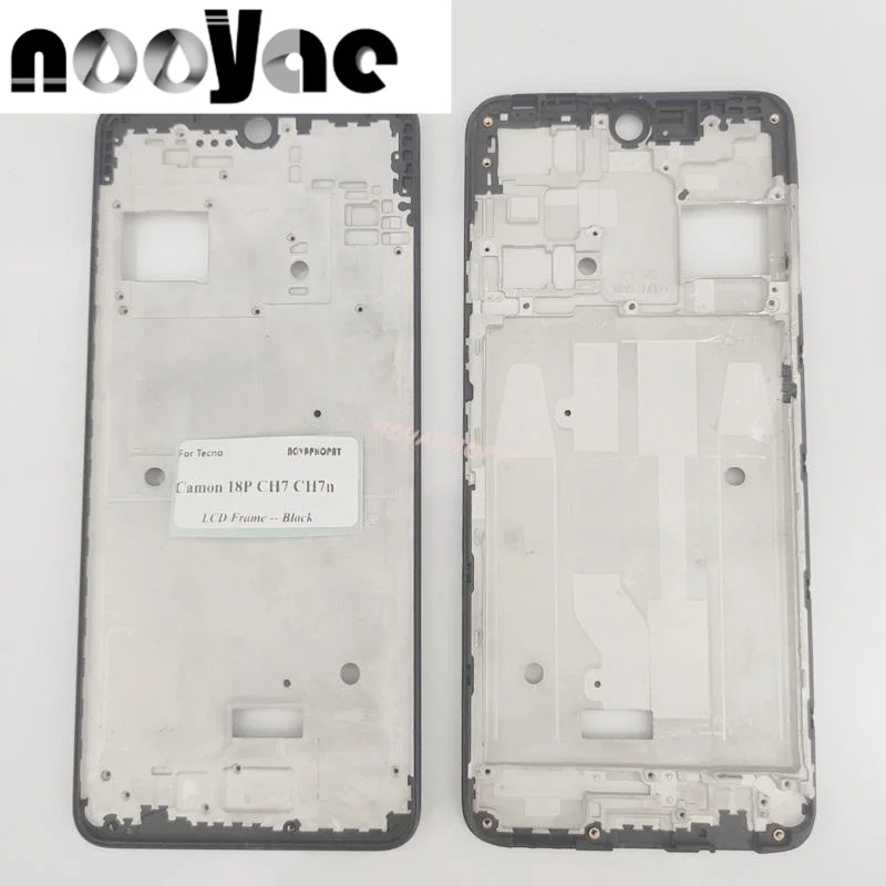 Передняя крышка корпуса ЖК-рамки для Tecno Camon 18P CH7 CH7n, передняя крышка