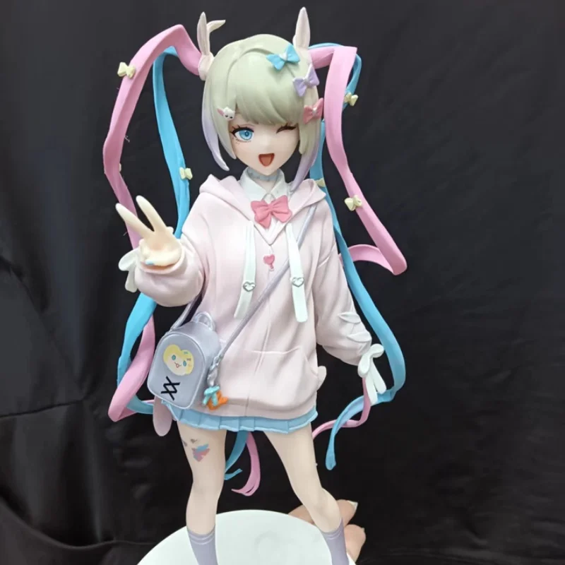 Фото Needy Girl Overdose Rain Ultra Super Cute Angel-Chan Virtual Streamer Фигурка Аниме Модель Орнамент Подарок Коллекционная игрушечная фигурка №4