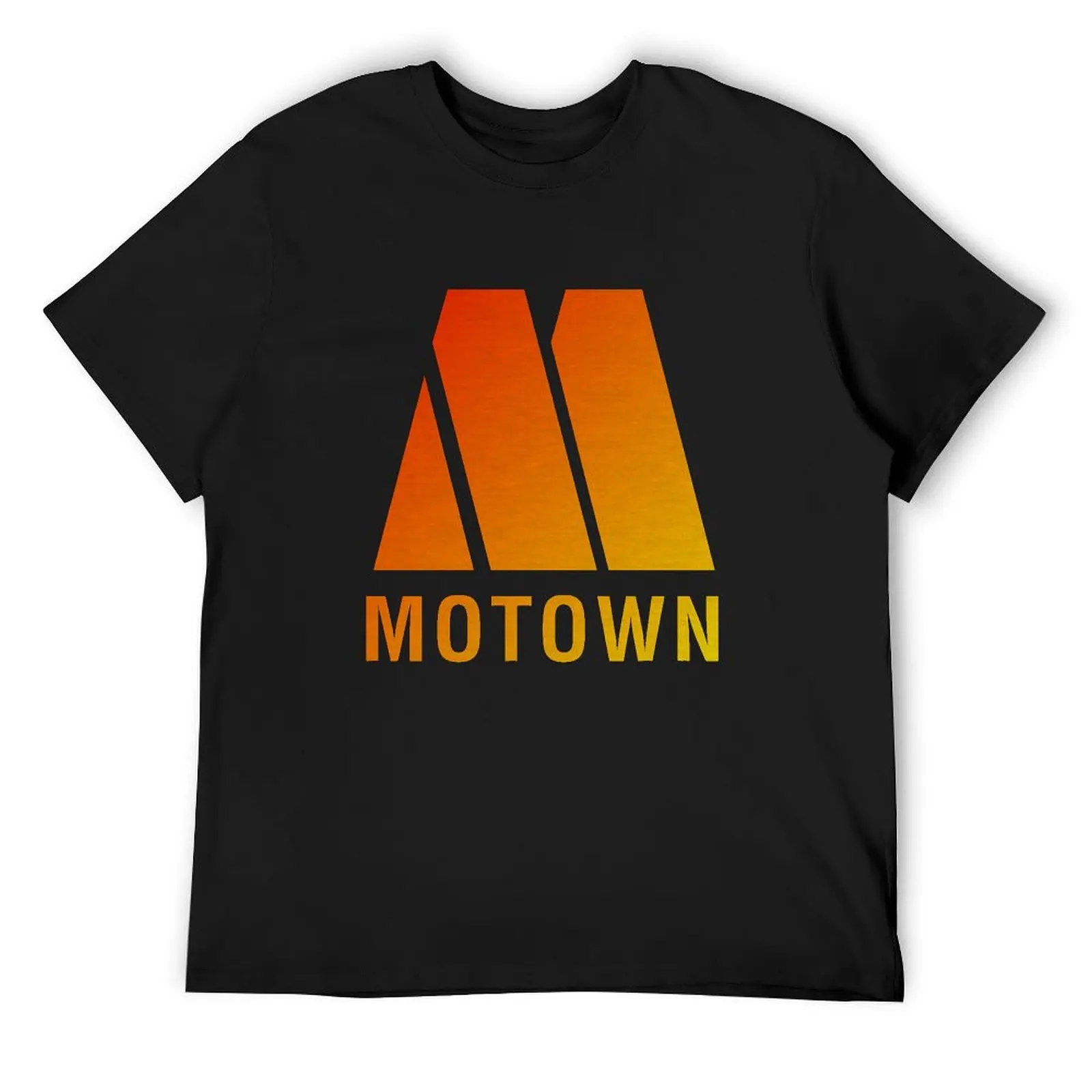 Motown Records-футболка с логотипом, одежда в стиле аниме, винтажные футболки с рисунком, футболка для мужчин