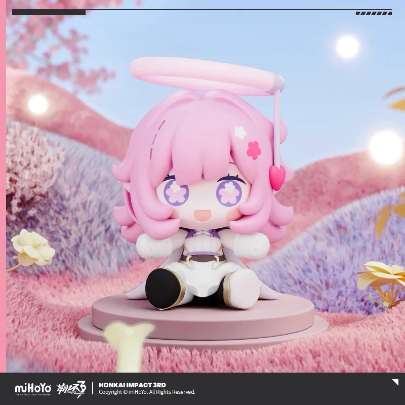 Предпродажа miHoYo, официальная подлинная Honkai Impact 3, Huggy Good Smile Fairy Elysia Q Version, фигурка, украшения, косплей, аниме-игра