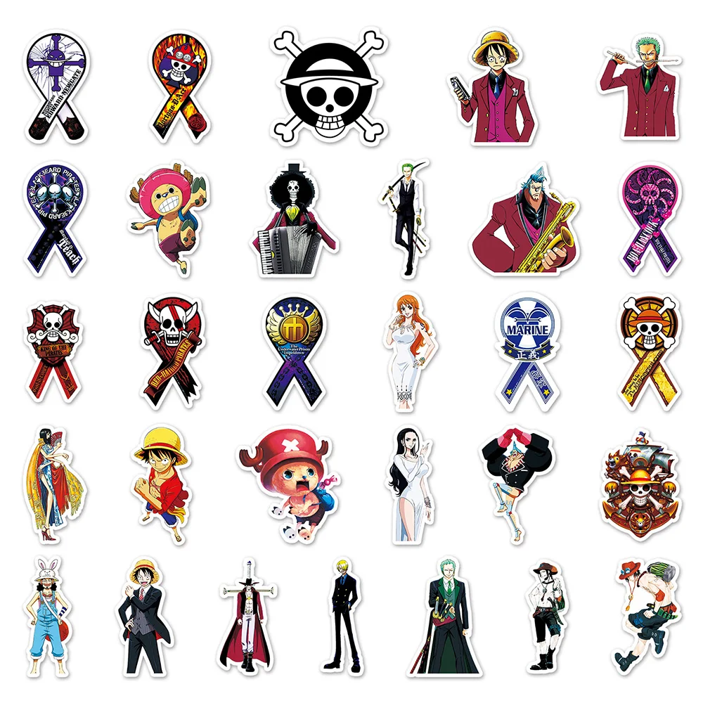 103050106 шт аниме ONE PIECE наклейки Чоппер Луффи мультфильм наклейки граффити чехол для телефона шлем для ноутбука забавные наклейки детский подарок (art.: 3920bd1bb5f5e) - 3920bd1bb5f5e