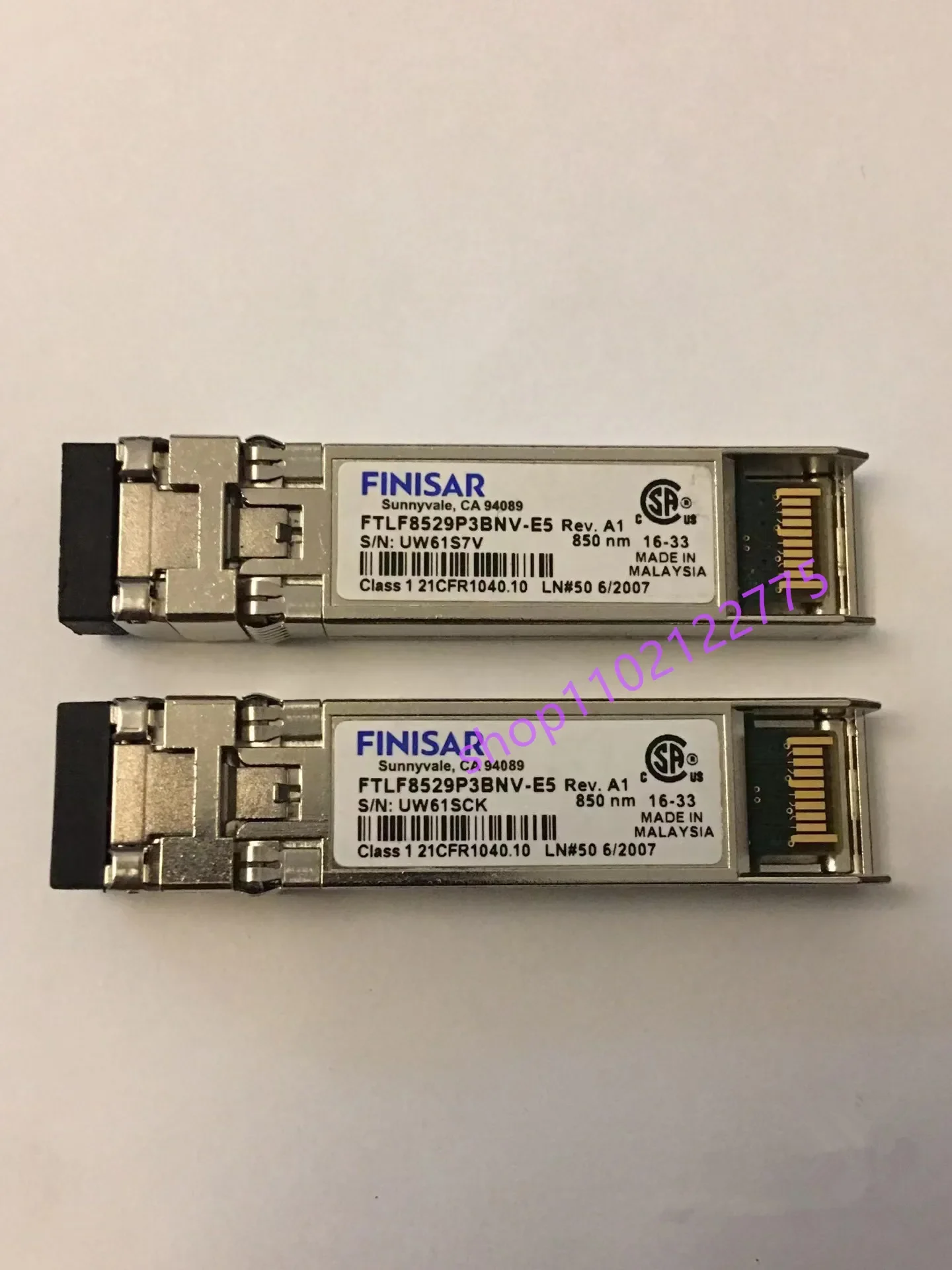 Волоконный модуль Finisar 16 г Sfp/FTLF8529P3BNV-E5/16 ГБ Многомодовый двухволоконный модуль приемопередатчика/Finisar 16 г оптоволоконный адаптер