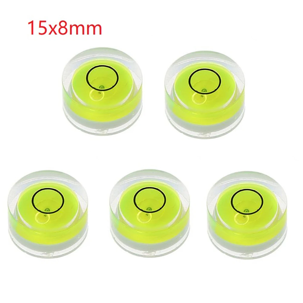 Фото 5 шт круглый пузырьковый уровень Mini Spirit Bullseye измерительный прибор уровня L69A инструменты высокого качества №5