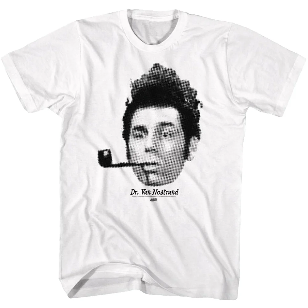 Футболка с надписью Dr Van Nostrand Seinfeld Kramer