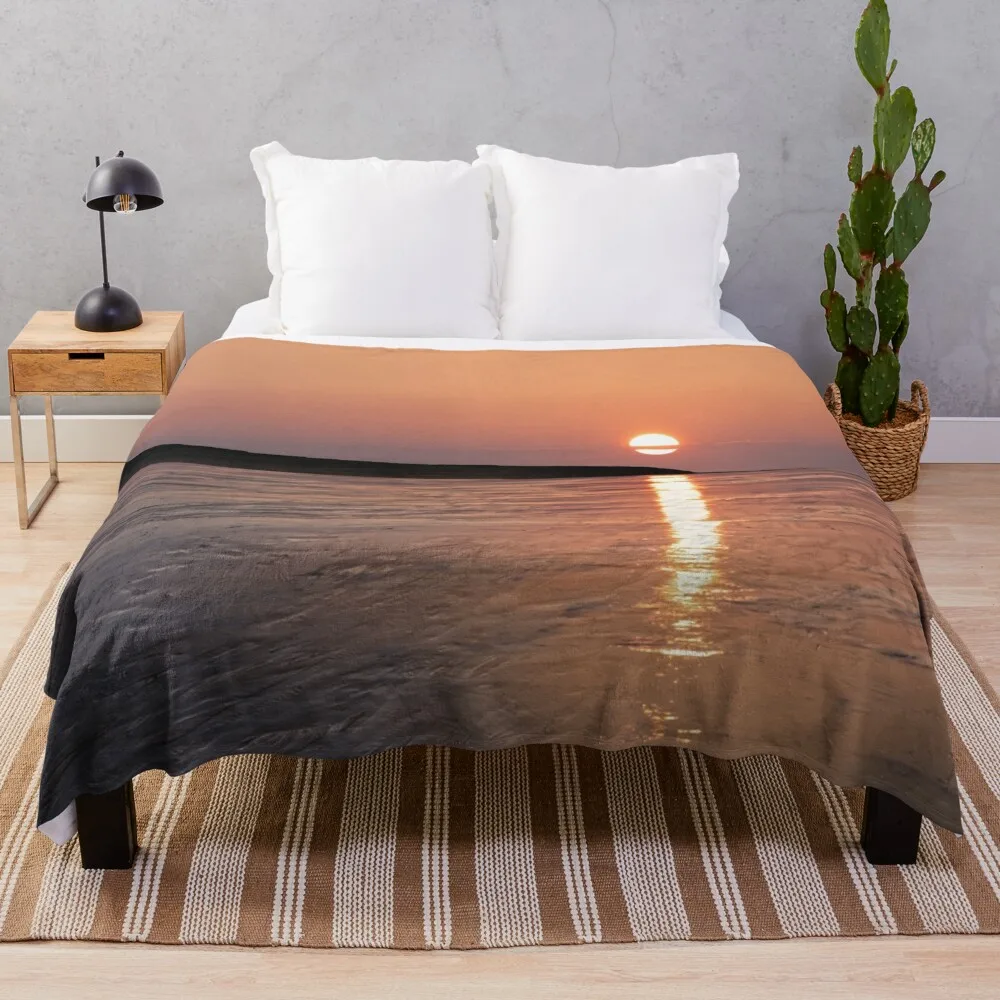 Одеяло Filey Brigg Sunrise манга Retros Beautifuls Постельное белье Одеяла