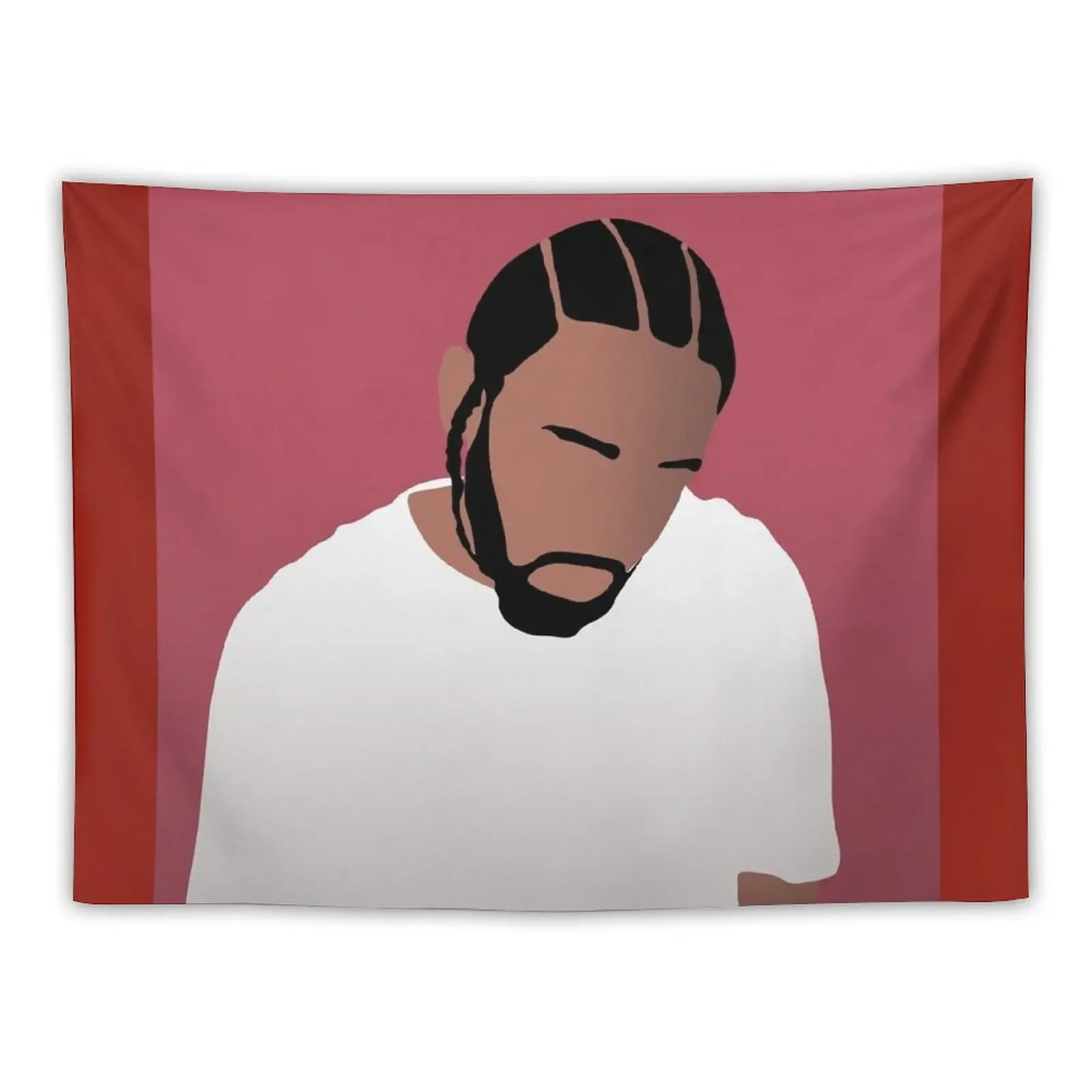 Kendrick Lamar DAMN Обложка альбома Гобелен Настенное украшение для спальни Гобелен для стены Гобелен