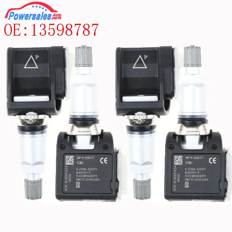 Датчик давления в шинах TPMS для Chevrolet Camaro Buick Cascada ATS-V CTS Opel Vauxhall Astra GTC 433 МГц 13598787